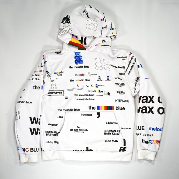 Baby Keem Melodic Blue Tour All Over Print Hoodie - S - Picture 1 of 8